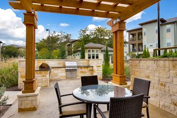 Picnic and gas grilling area